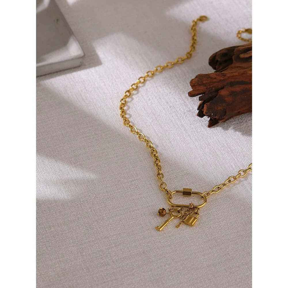 Contentment - Lock and Key Necklace - Image 4