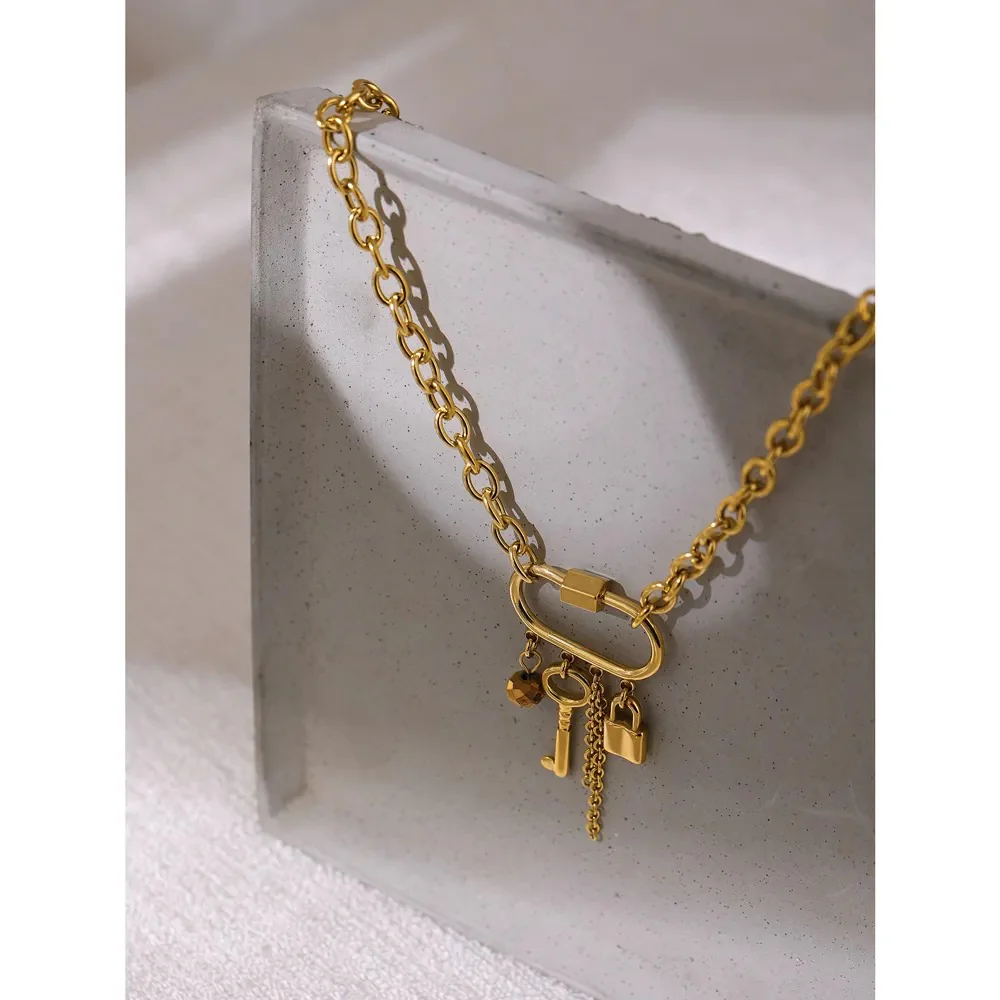Contentment - Lock and Key Necklace - Image 5