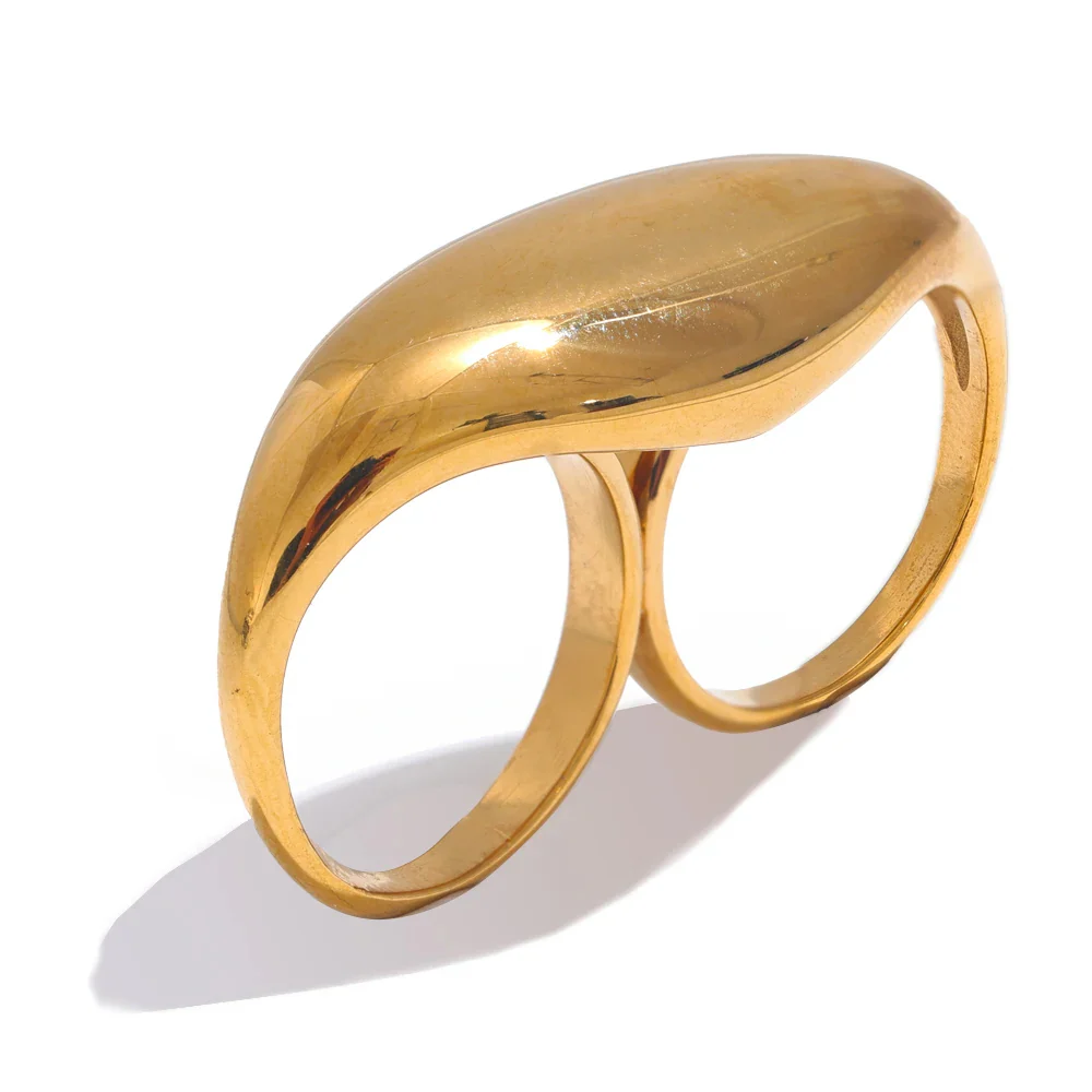 Duality – Double Band Statement Ring