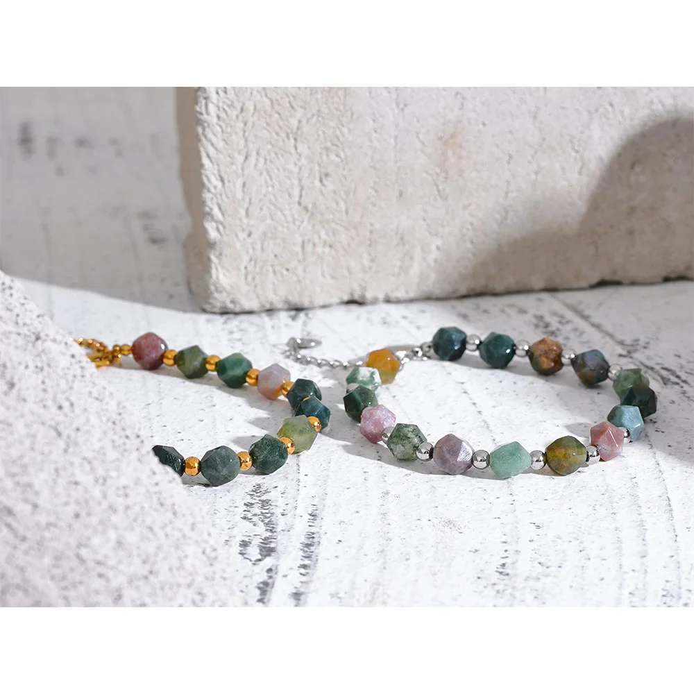 Free Spirit - Indian Agate Bracelet for Men - Image 5