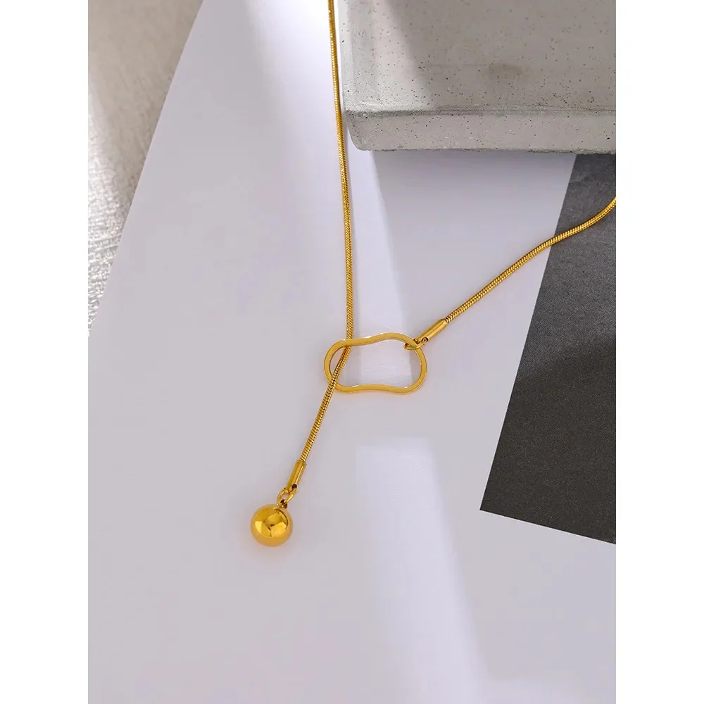 Gilded Serenity - 18k Long Necklace - Image 4