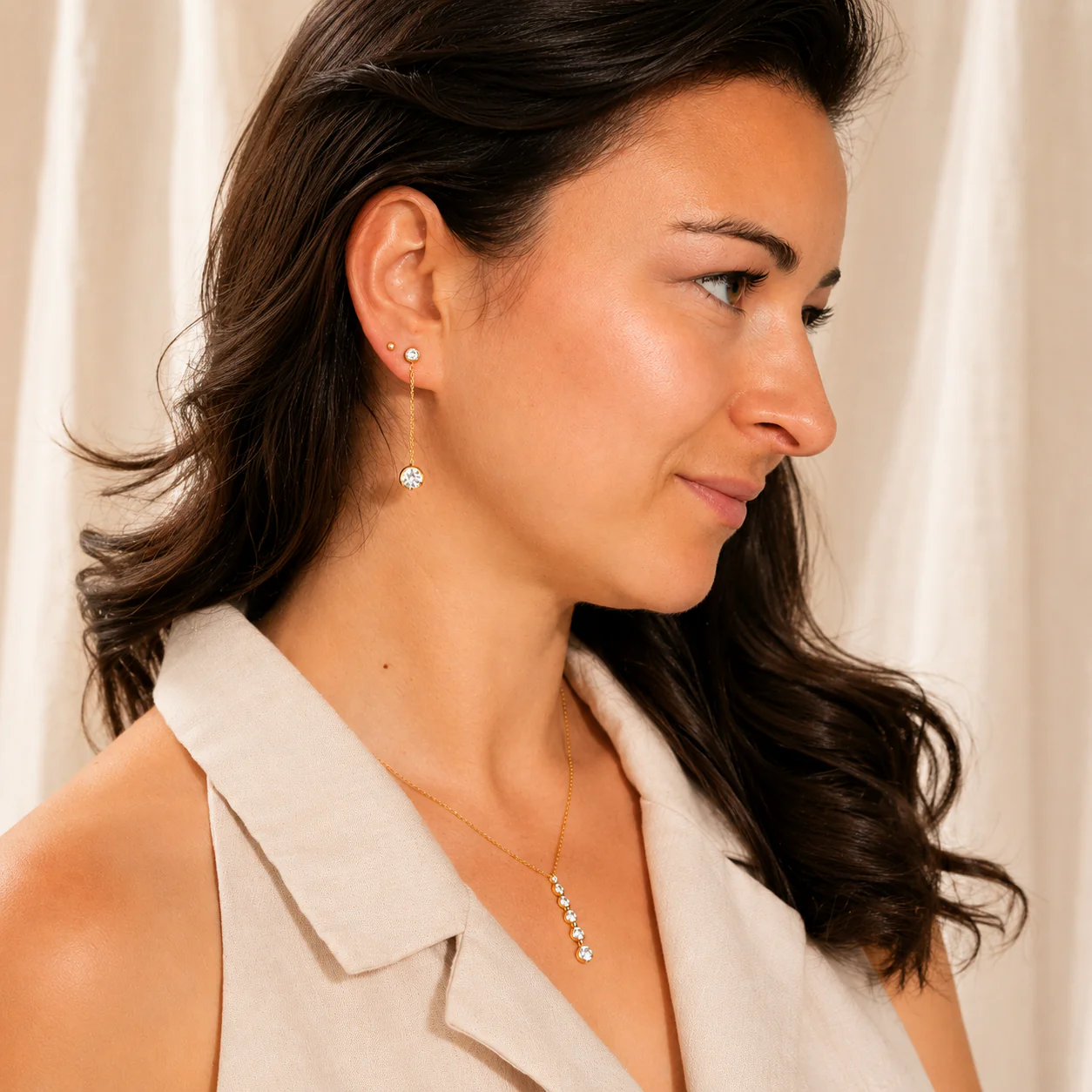 Lumière Cascade Earrings - Image 5