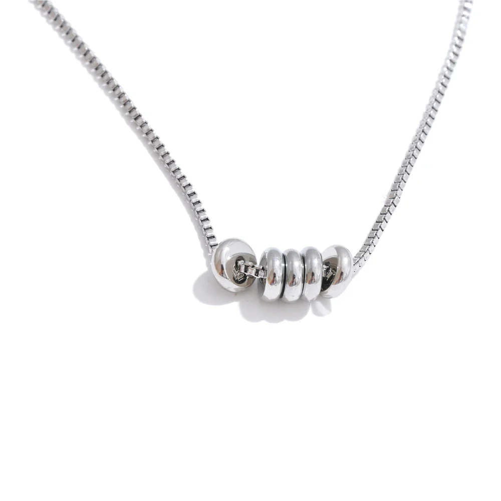 Rondelle - Box Chain Necklace - Image 4