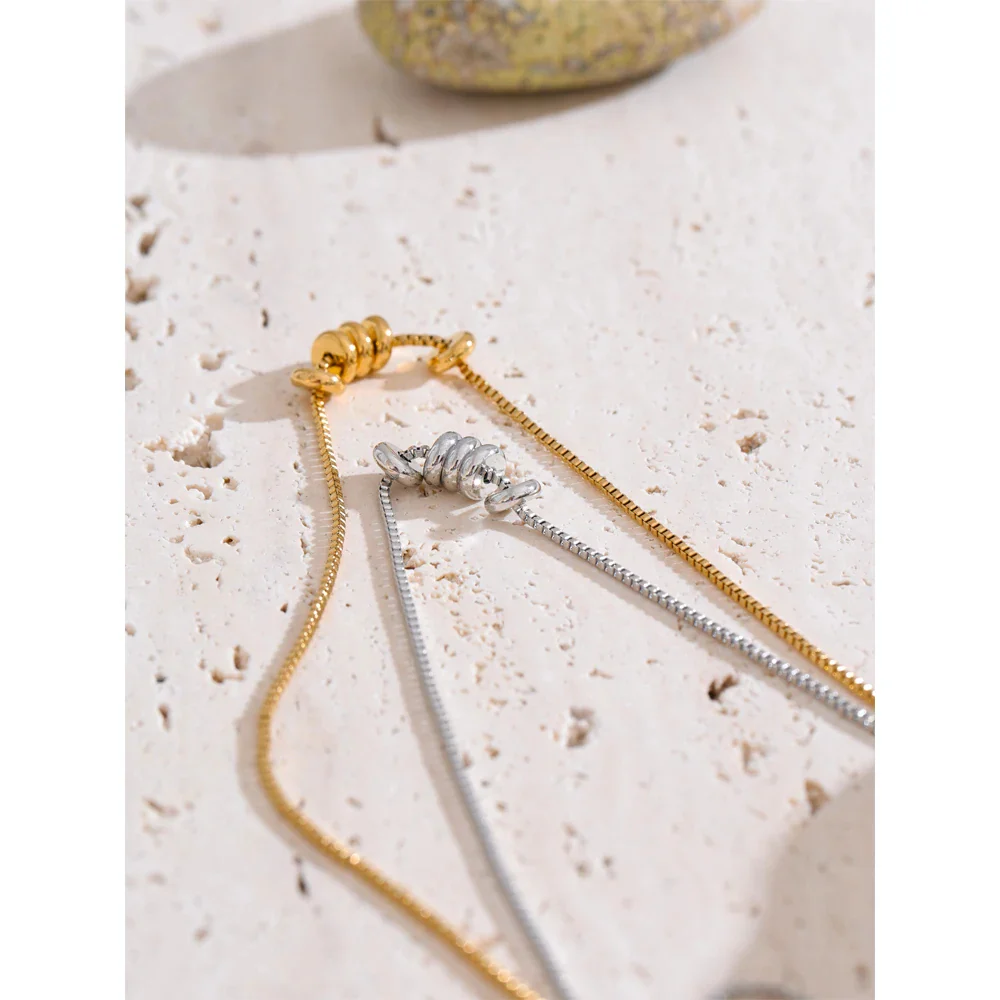 Rondelle - Box Chain Necklace - Image 5