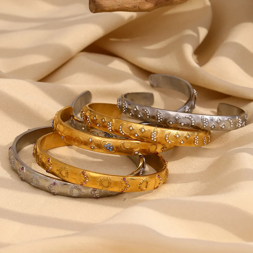 Tarot Card Cuff Bracelet Gold | Silver - Image 3