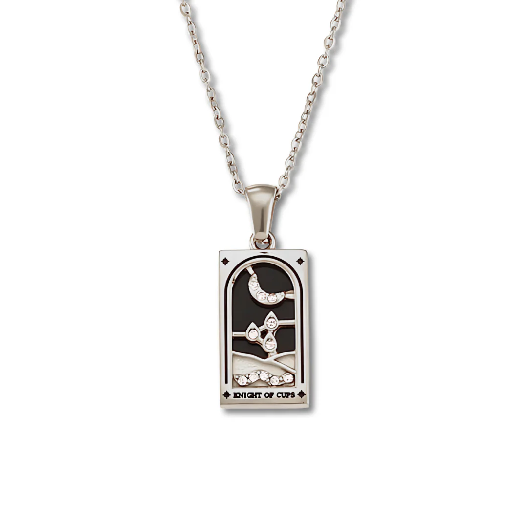 Knight of Cups - Tarot Card Necklace - Image 3