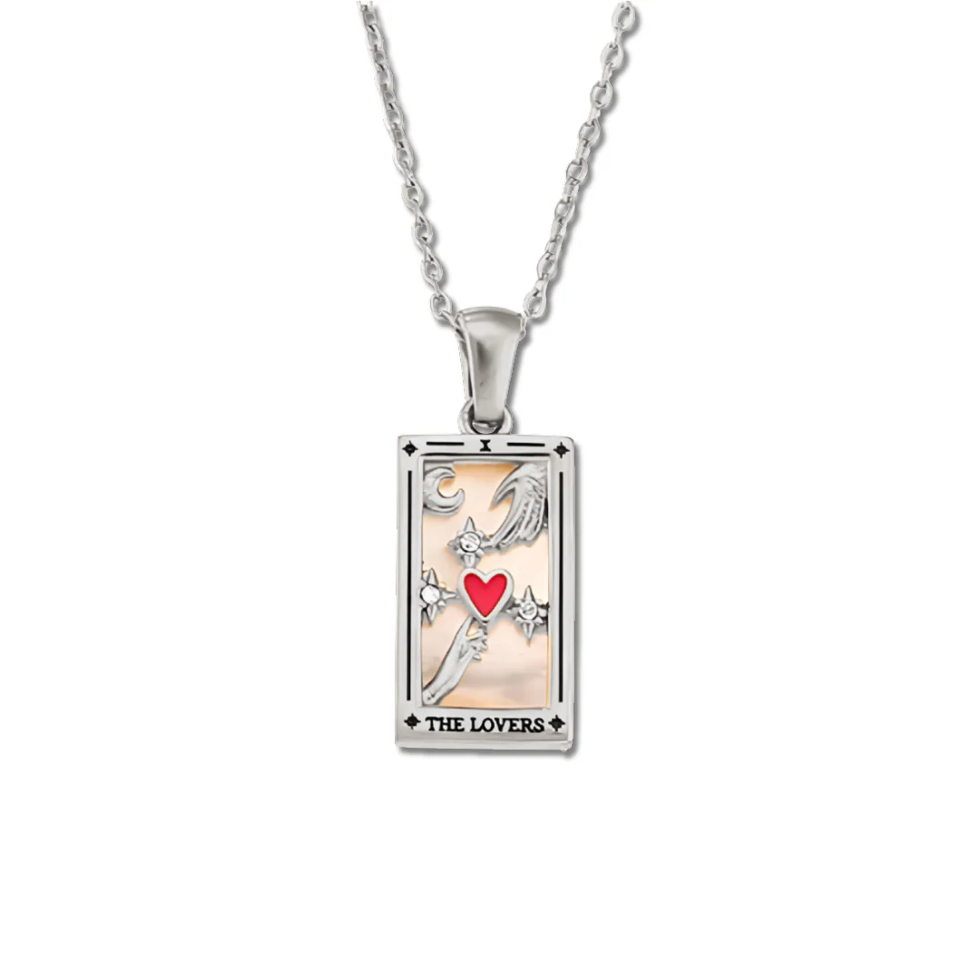 The Lovers - Tarot Card Necklace - Image 4
