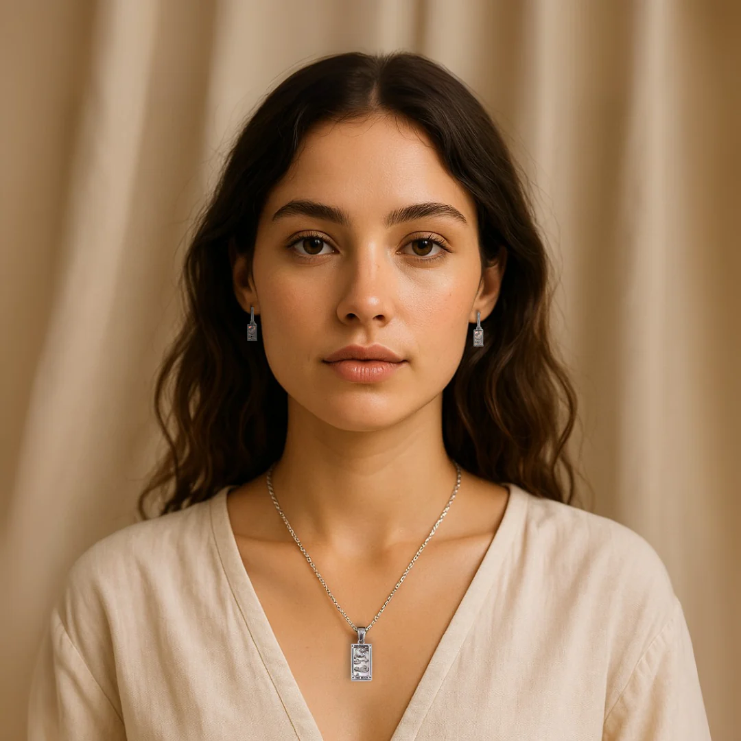 The Moon - Tarot Card Necklace - Image 2