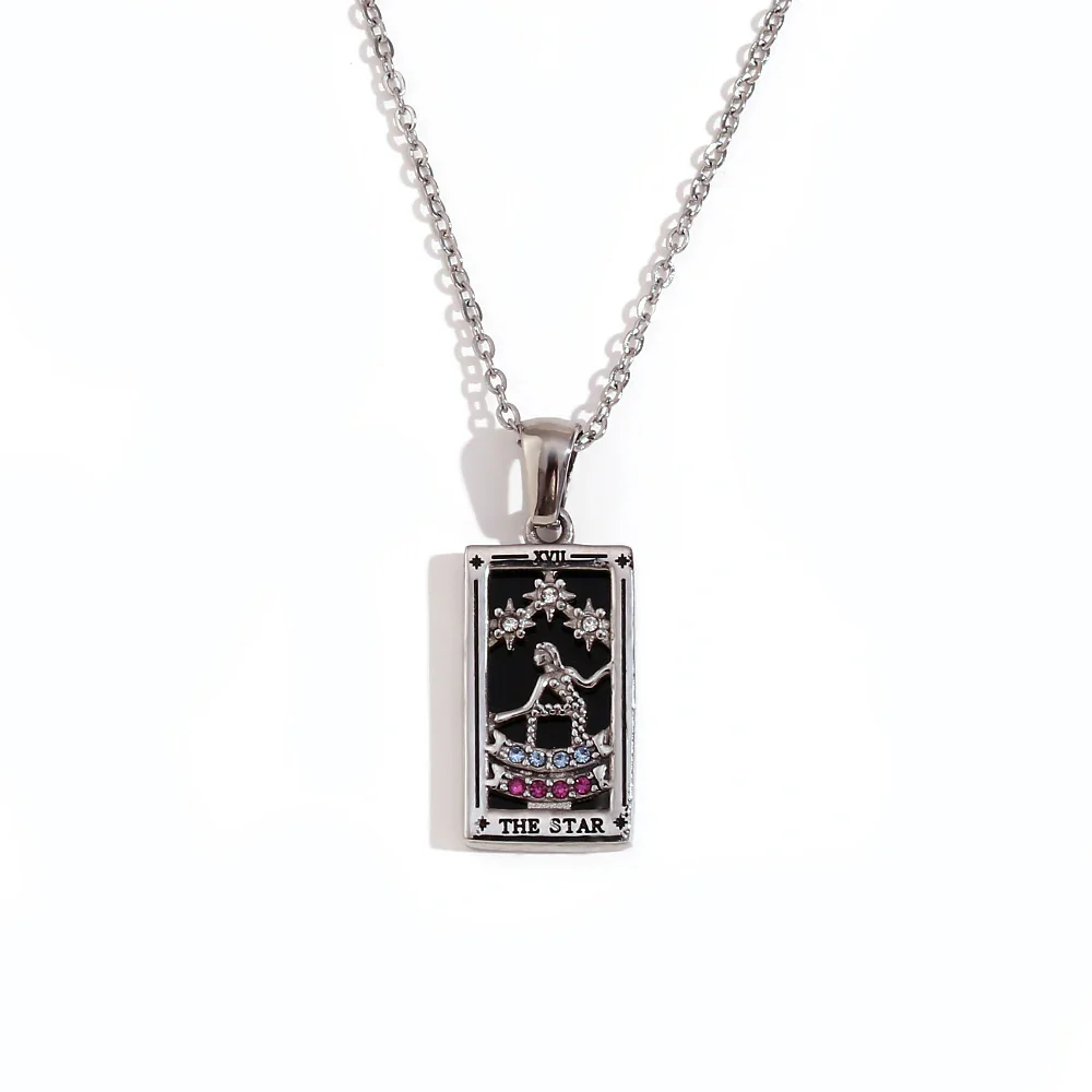 The Star - Tarot Card Necklace