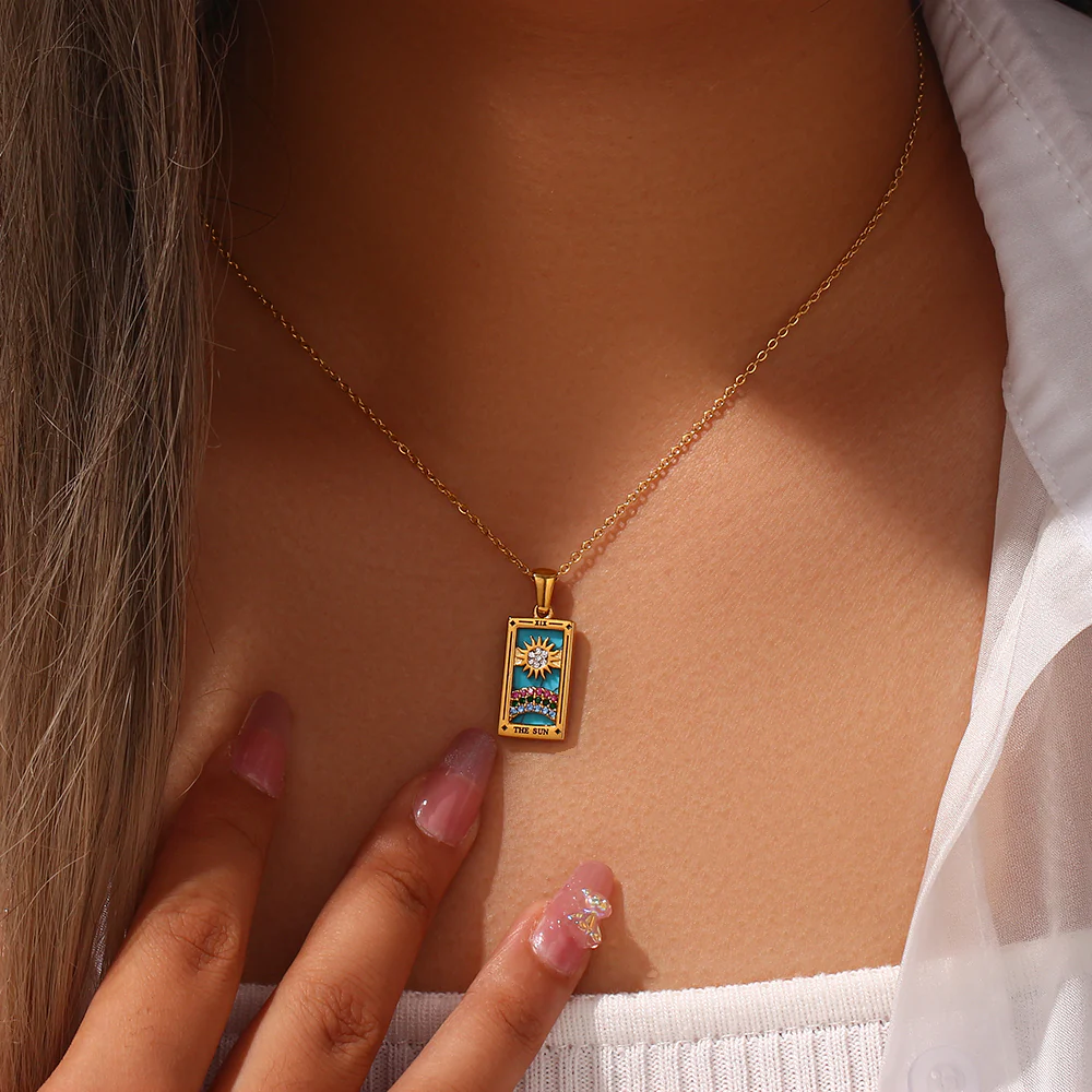 The Sun - Tarot Card Necklace - Image 4
