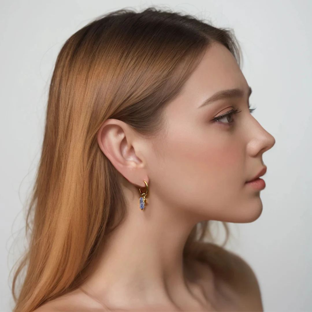 Wishing Star - Gemstone Earrings - Image 2
